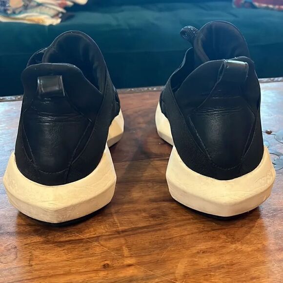 ASH Quid Black Leather/Neoprene Sneaker, 37 EU/6.5-7 US! - Picture 4 of 14